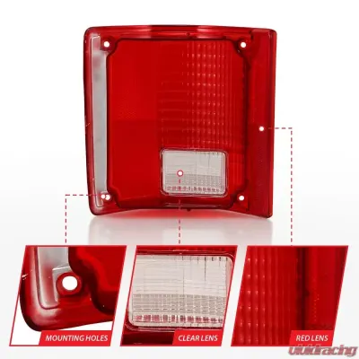 Anzo USA Tail Light Assembly Chevrolet Blazer 1987-1991 - 311317