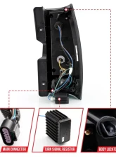 Anzo USA Tail Light Assembly                                     - 311322 - Image 5