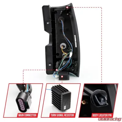 Anzo USA Tail Light Assembly - 311322