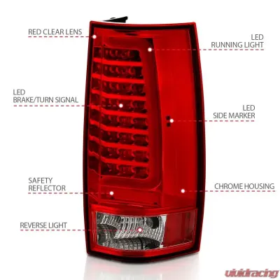 Anzo USA Tail Light Assembly - 311323