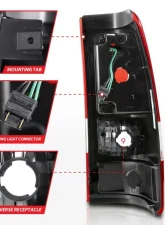 Anzo USA Tail Light Assembly                                     - 311324 - Image 5
