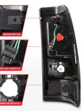Anzo USA Tail Light Assembly                                     - 311325 - Image 5