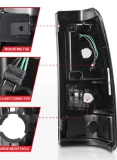 Anzo USA Tail Light Assembly Chevrolet                                     - 311327 - Image 5