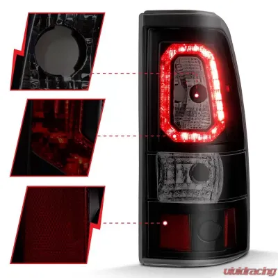 Anzo USA Tail Light Assembly Chevrolet - 311328