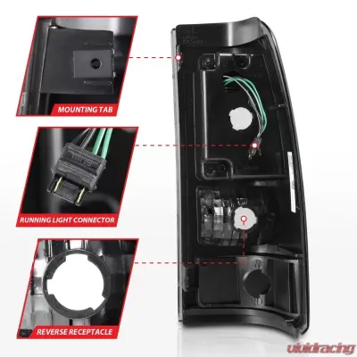 Anzo USA Tail Light Assembly Chevrolet - 311328