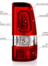 Anzo USA Tail Light Assembly Chevrolet                                     - 311329 - Image 4