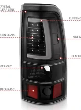 Anzo USA Tail Light Assembly                                     - 311330 - Image 4