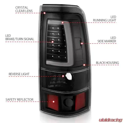 Anzo USA Tail Light Assembly - 311330