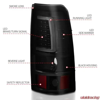Anzo USA Tail Light Assembly - 311331