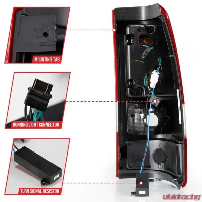 Anzo USA Tail Light Assembly - 311332