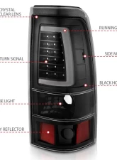 Anzo USA Tail Light Assembly Chevrolet                                     - 311333 - Image 4