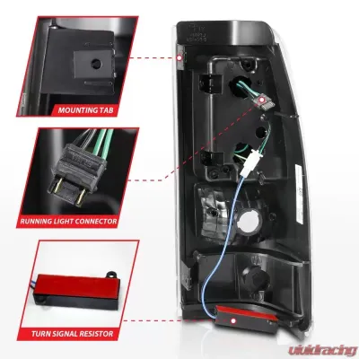 Anzo USA Tail Light Assembly Chevrolet - 311333