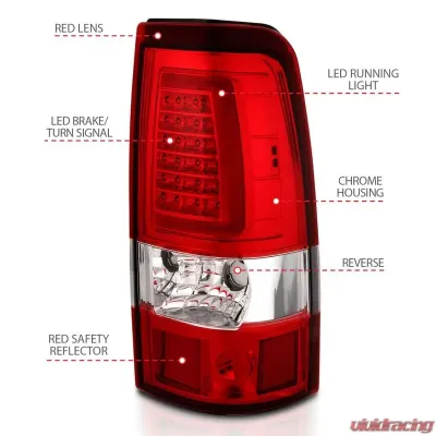 Anzo USA Tail Light Assembly Chevrolet - 311335