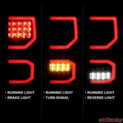 Anzo USA Tail Light Assembly Toyota Tundra 2007-2013 - 311336