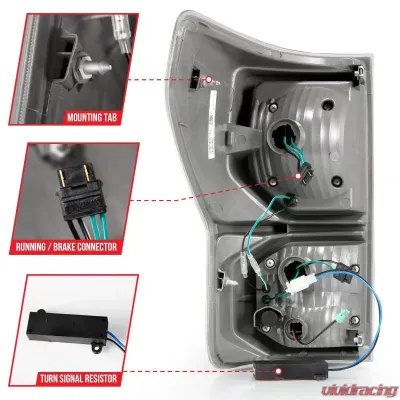 Anzo USA Tail Light Assembly Toyota Tundra 2007-2013 - 311336