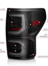 Anzo USA Tail Light Assembly Toyota Tundra 2007-2013                                     - 311337 - Image 4