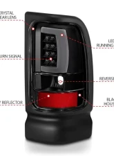 Anzo USA Tail Light Assembly Dodge                                     - 311339 - Image 4