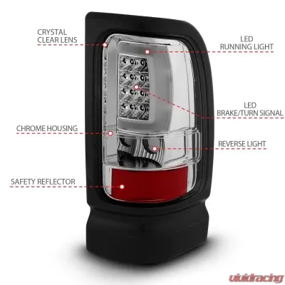 Anzo USA Tail Light Assembly Dodge - 311341