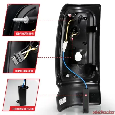 Anzo USA Tail Light Assembly Dodge - 311341