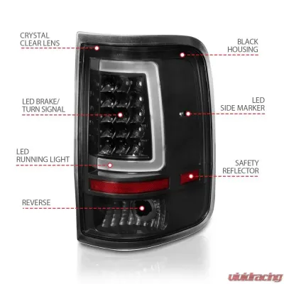 Anzo USA Tail Light Assembly Ford F-150 2004-2006 - 311342