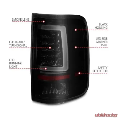 Anzo USA Tail Light Assembly Ford F-150 2004-2006 - 311343