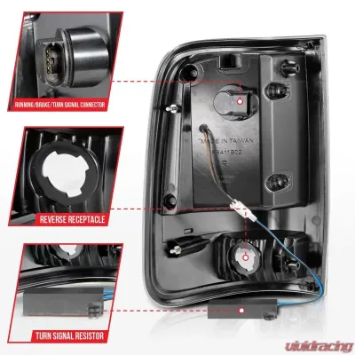 Anzo USA Tail Light Assembly Ford F-150 2004-2006 - 311343