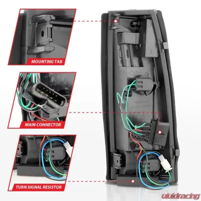 Anzo USA Tail Light Assembly - 311344