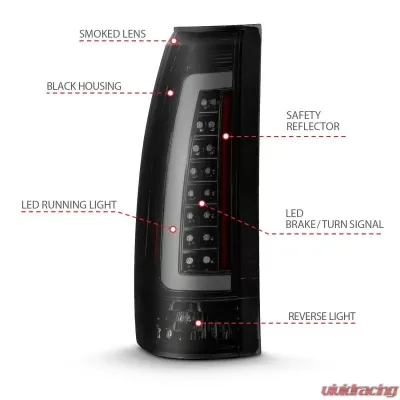 Anzo USA Tail Light Assembly - 311345