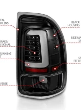 Anzo USA Tail Light Assembly Dodge Dakota 1997-2004                                     - 311347 - Image 4