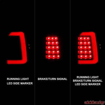 Anzo USA Tail Light Assembly Dodge Dakota 1997-2004 - 311348