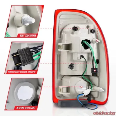 Anzo USA Tail Light Assembly Dodge Dakota 1997-2004 - 311349