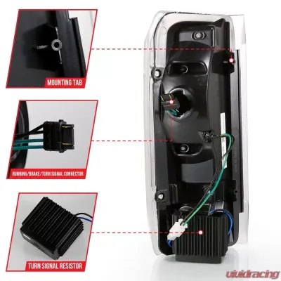 Anzo USA Tail Light Assembly Ford - 311350