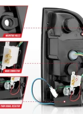 Anzo USA Tail Light Assembly Toyota Tacoma 1995-2004                                     - 311355 - Image 5