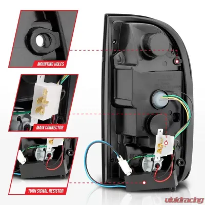 Anzo USA Tail Light Assembly Toyota Tacoma 1995-2004 - 311355