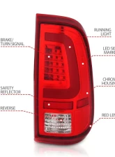 Anzo USA Tail Light Assembly Ford 2008-2016                                     - 311358 - Image 4