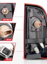 Anzo USA Tail Light Assembly Ford 2008-2016                                     - 311358 - Image 5