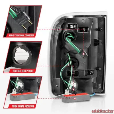 Anzo USA Tail Light Assembly Ford Ranger 1993-1997 - 311359