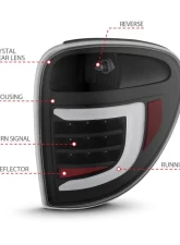 Anzo USA Tail Light Assembly                                     - 311365 - Image 4