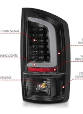 Anzo USA Tail Light Assembly Dodge                                     - 311368 - Image 4