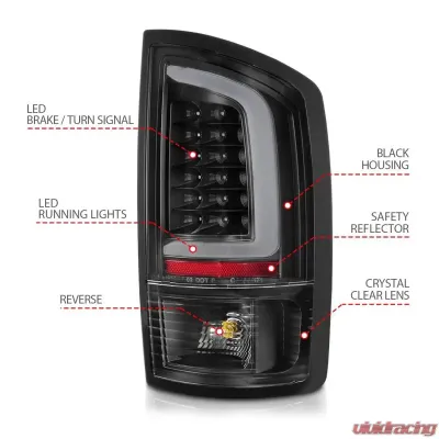 Anzo USA Tail Light Assembly Dodge - 311368