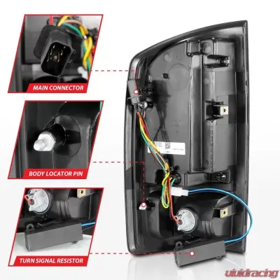 Anzo USA Tail Light Assembly Dodge - 311368