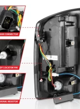 Anzo USA Tail Light Assembly Dodge                                     - 311369 - Image 5