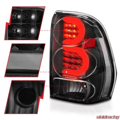 Anzo USA Tail Light Assembly Chevrolet TrailBlazer 2003-2008 - 311371