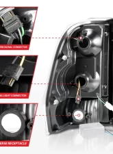 Anzo USA Tail Light Assembly Chevrolet TrailBlazer 2003-2008                                     - 311371 - Image 5