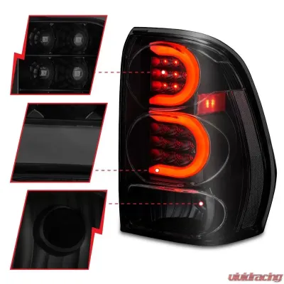 Anzo USA Tail Light Assembly Chevrolet TrailBlazer 2003-2008 - 311372