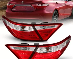 Anzo USA Tail Light Assembly Toyota Camry 2015-2017