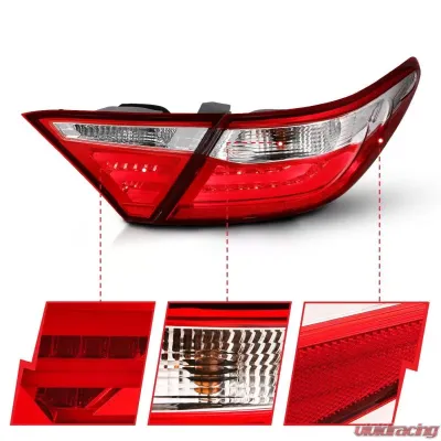 Anzo USA Tail Light Assembly Toyota Camry 2015-2017 - 321335