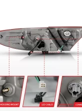 Anzo USA Tail Light Assembly Toyota Camry 2015-2017                                     - 321335 - Image 5