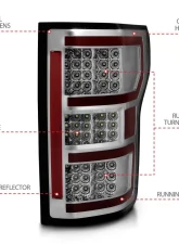 Anzo USA Tail Light Assembly Ford                                     - 321340 - Image 4