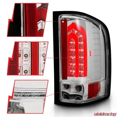 Anzo USA Tail Light Assembly Chevrolet Silverado 1500 2007-2013 - 321341